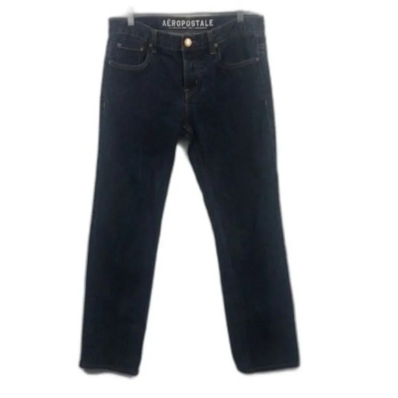 Aeropostale Jeans Denim Dark Wash Classic Style Casual Everyday Comfort‎ - Picture 1 of 14